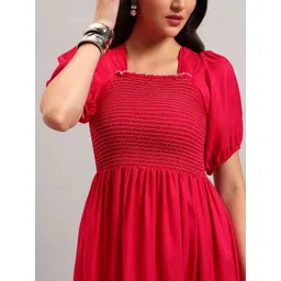 Femvy Printed Square Neck Anarkali Kurta image 2