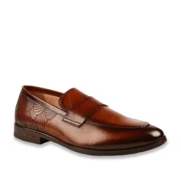 Gordon & Bros Men's Lt. Brown Formal Loafers image 2