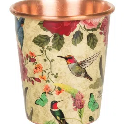 india circus by krsnaa mehta India Circus By Krshna Mehta Multi Copper Printed Drinking Glass image 2