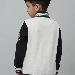 Cantabil Kids Grey Printed Full Sleeves Sweatshirt image 2