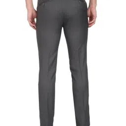 Arrow Dark Grey Regular Fit Trousers image 2
