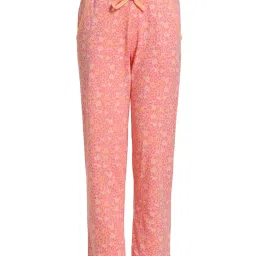 Jockey RG04 Girl's Super Combed Cotton Printed Pyjama and Drawstring Closure (Prints May Vary) image 1