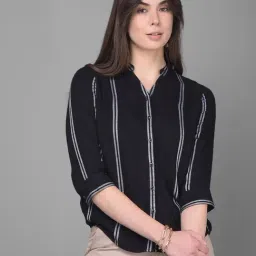 Crimsoune Club Black Striped Shirt-image-2