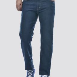 NUMERO UNO Mid Indigo Regular Fit Solid Jeans-picture-46