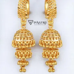 VIVASTRI Gold-Toned Alloy Earrings-image-64