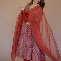 The Indian Ethnic Co Madder Cotton Dupatta-picture-20
