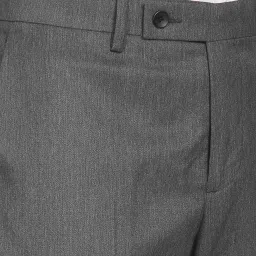 Arrow Dark Grey Regular Fit Trousers image 4