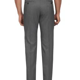 Arrow Dark Grey Regular Fit Trousers image 2