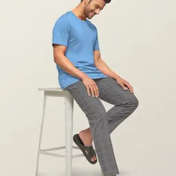 XYXX Grey Checks Pyjama image 4