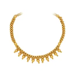 Waman Hari Pethe Jewellers 22k Gold Tushi Necklace for Women image 2