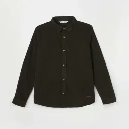 Fame Forever by Lifestyle Kids Olive Cotton Printed Full Sleeves Shirt-picture-23