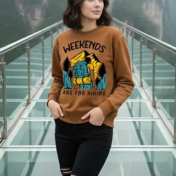 Moda Rapido Women Printed Sweatshirt image 4