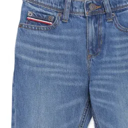 Tommy Hilfiger Blue Cotton Slim Fit Jeans image 3
