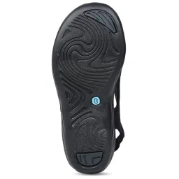 Bzees by Naturalizer Women's Zipline Black Back Strap Wedges image 4