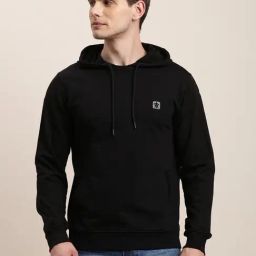 Turtle Black Relaxed Fit Hooded Sweatshirt-picture-18