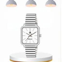 REBOOT Men Steel Bracelet Style Straps Analogue Watch sh_New61_152 Chuan White Designer image 1