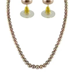Sri Jagdamba Pearls Golden Alloy Necklace Set-picture-43