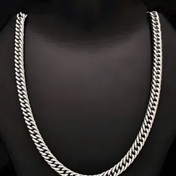 Minprice Men Silver-Plated Chain image 5