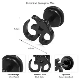 Peora Quirky Studs Earrings image 3