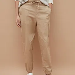 Colour Me by Melange Women Printed Easy Wash Zip Trousers-image-44