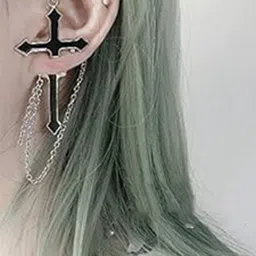 FIMBUL Geometric Ear Cuff Earrings-picture-19