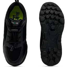 Hopits Mesh Designed School Shoes - Black image 4