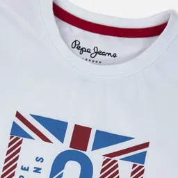 Pepe Jeans Boys Graphic Printed Round Neck Cotton T-shirt image 3