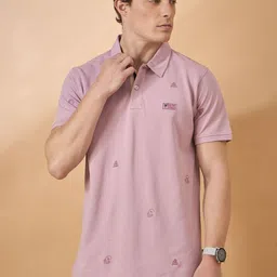 THE BEETEL HOUSE Men Self Design Polo Collar Cotton T-shirt-picture-33