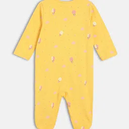 MINI KLUB Girls Pack of 2 Printed Pure Cotton Sleepsuit image 2