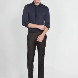 Arrow Navy Slim Fit Shirt image 5