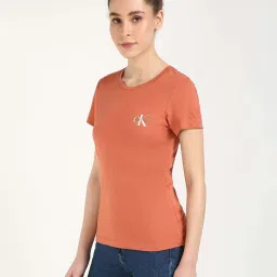 Calvin Klein Jeans Aragon / Bright White Solid T-Shirt-Pack of 2 image 2