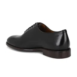 Louis Philippe Men's Black Oxford Shoes image 5