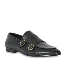 Cobblerz Men's Black Formal Moccasins image 2