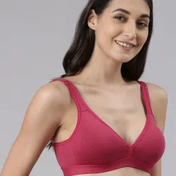 Dollar Missy Pink & Beige Cotton Seamless Bra - Pack Of 2 image 5
