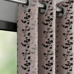 DDECOR Live Beautiful Beige Readymade 9 Ft. Door Curtain - Set of 1 image 2