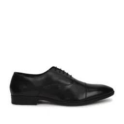 Van Heusen Men's Black Oxford Shoes image 2