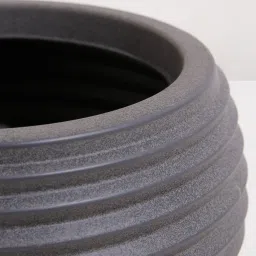 Westside Home Grey Round Planter-Small image 2