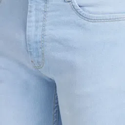 Park Avenue Light Blue Regular Fit Jeans image 5