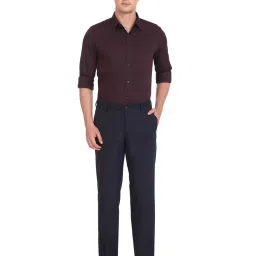 Arrow New York Maroon Cotton Slim Fit Checks Shirt image 5