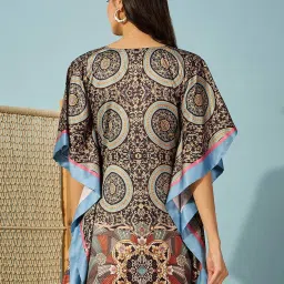 The Kaftan Company Multicolored Print Dress image 2