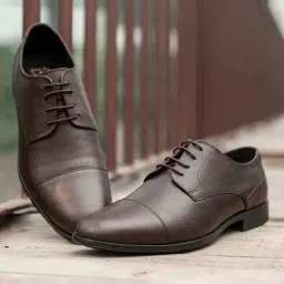 Red Tape Men's Brown Derby Boots-picture-31