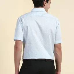 Allen Solly Blue Cotton Slim fit Print Shirt image 2