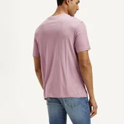 Levi's Purple Cotton Regular Fit Printed T-Shirt image 2