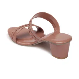 Iconics Women's Peach Casual Sandals image 5