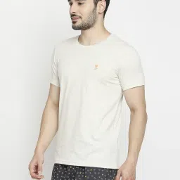 UnderJeans by Spykar Navy & White Regular Fit T-Shirt image 5