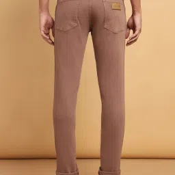 Wrangler Skanders Brown Slim Fit Low Rise Jeans image 2