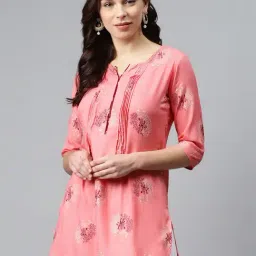Anubhutee Pink Printed Straight Kurti-picture-11