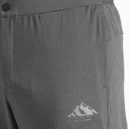 Wildcraft Grey Regular Fit Printed Trackpants image 5