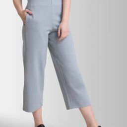 FableStreet Grey Regular Fit Culottes-picture-25