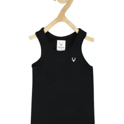 allen solly junior Allen Solly Kids Black Solid Vest-picture-31